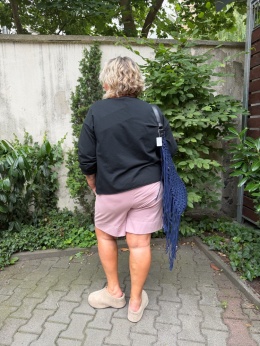 Bluza FIDŻI long Wendy Trendy czarna