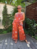 Bluzka top Carmen karmel