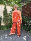 Bluzka top Carmen karmel
