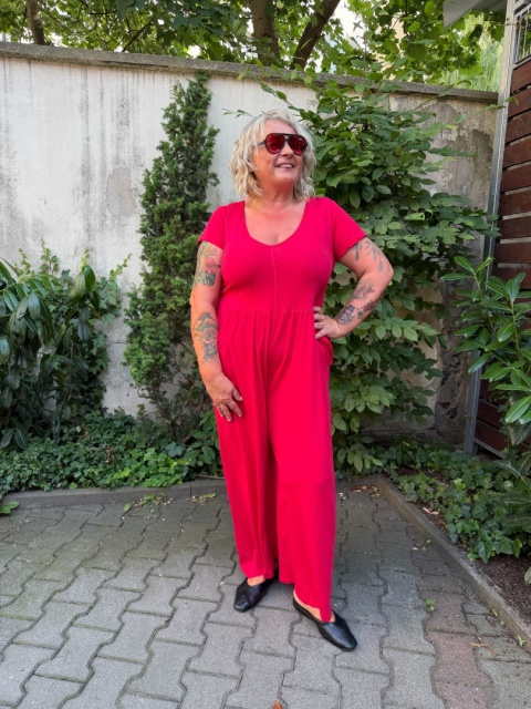 Kombinezon PIKO Wendt Trendy czerwony