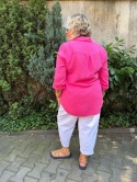 Koszula VIGO muślin różowa