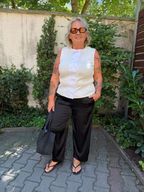 Spodnie MONZA Wendy Trendy czarne