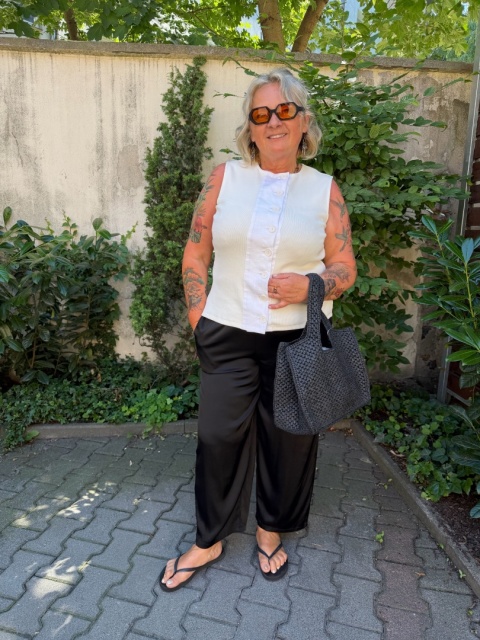 Spodnie MONZA Wendy Trendy czarne