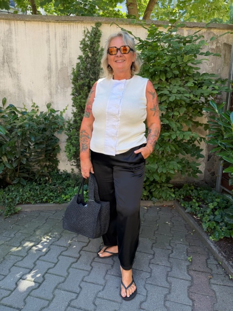 Spodnie MONZA Wendy Trendy czarne