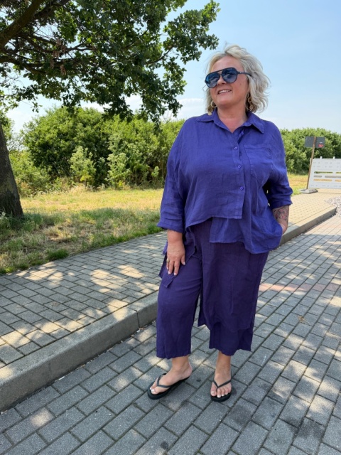 Spodnie RIA Sun Sun fiolet