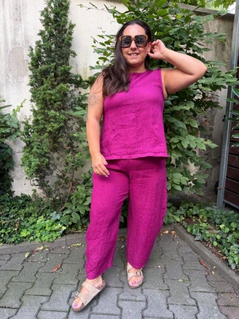 Spodnie TUKA Sun Sun magenta