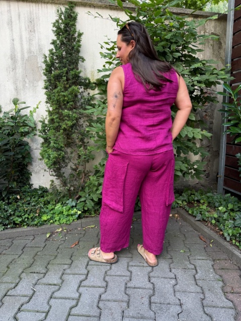 Spodnie TUKA Sun Sun magenta