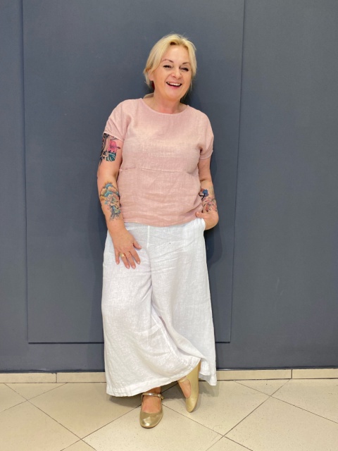 Spodnie kuloty LINO Wendy Trendy bianco