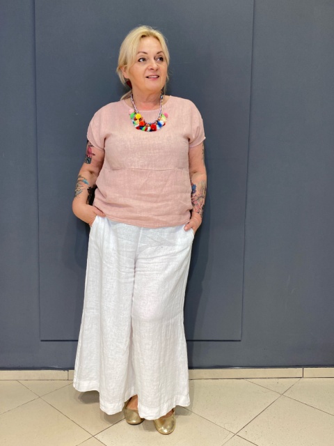 Spodnie kuloty LINO Wendy Trendy bianco