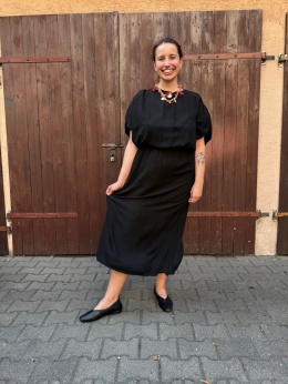 Sukienka ATENA Thodami czarna