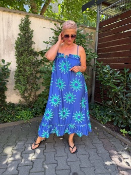 Sukienka DANA Wiya blue