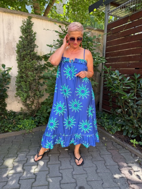 Sukienka DANA Wiya blue