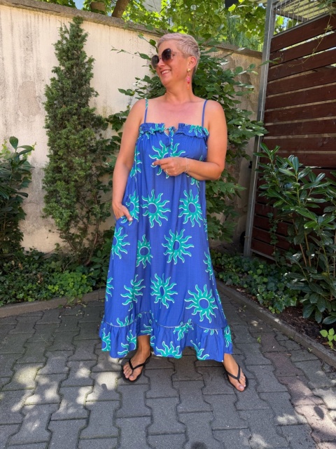 Sukienka DANA Wiya blue