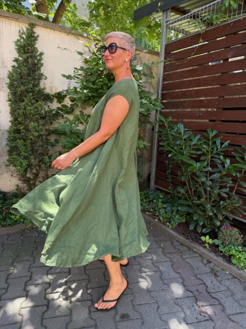 Sukienka GOSHA Wendy Trendy zielona