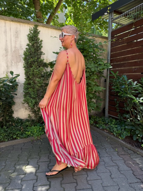 Sukienka LEXI Thodami czerwona