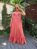 Sukienka LEXI Thodami czerwona