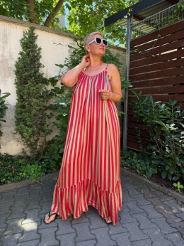 Sukienka LEXI Thodami czerwona