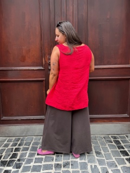 Top bluzka KARINA Wendy Trendy czerwony