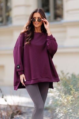 Bluza ADA Me Gusta jeżynowy