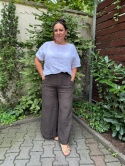 Bluzka FIDŻI Wendy Trendy len biała