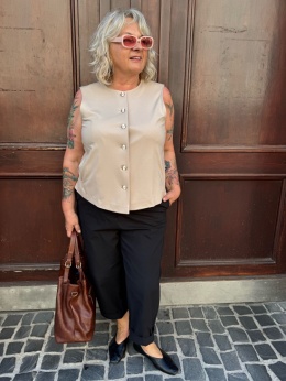 Kamizelka SALI Rivabella beż