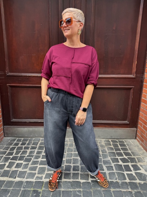 Bluza WERONA Sun Sun bordo