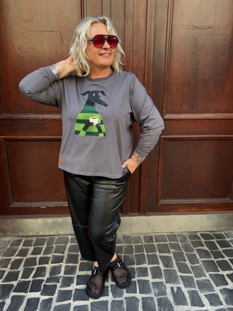Bluzka CEZARIA Rivabella LUK szara