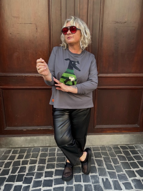 Bluzka CEZARIA Rivabella LUK szara