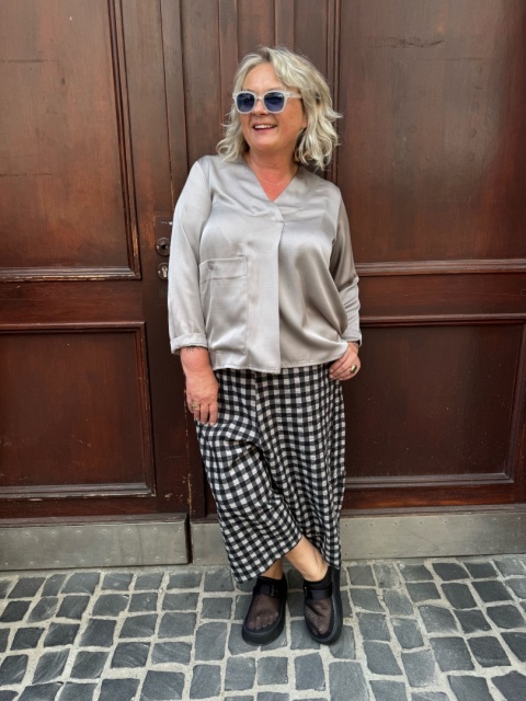 Bluzka LINDA Wendy Trendy szara