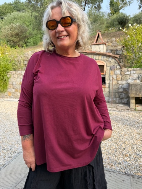 Bluzka Tunika MOLI Sun Sun bordo