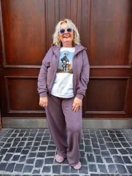 Komplet dresowy TAPIR Me Gusta dusty mauve