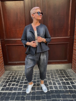 Kurtka Jeans GREK czarna