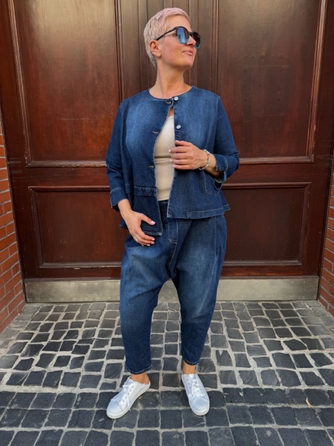 Kurtka Jeans GREK granat