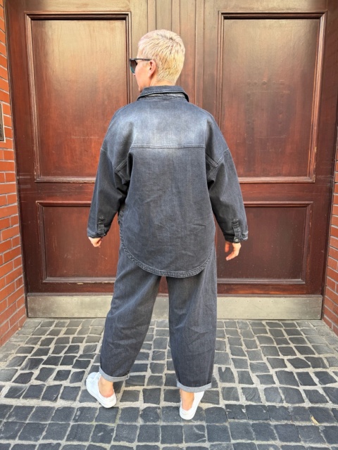 Kurtka Jeans KAREN SUN SUN czarna