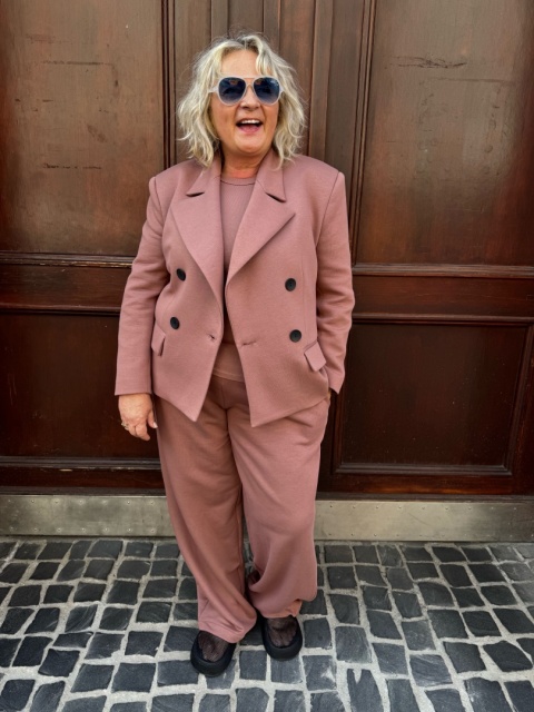 Marynarka BODO Me Gusta pink cappucino