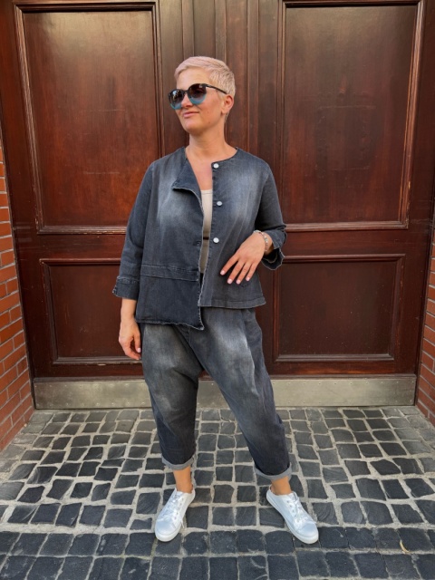 Spodnie Jeansy GREK Sun Sun czarne