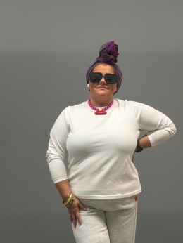 Bluzka CESARIA Rivabella biały