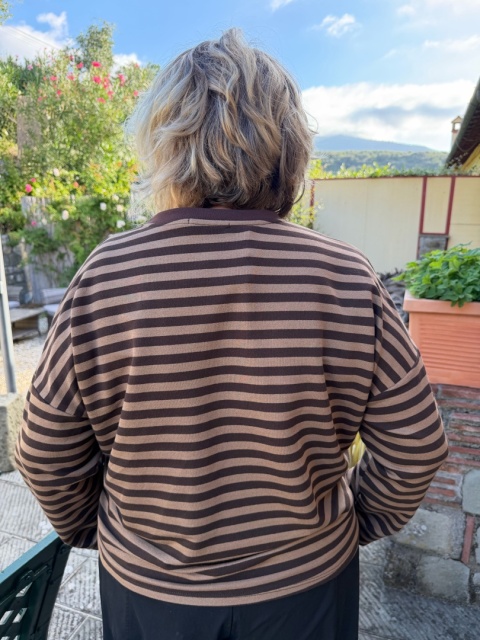 Bluzka RAYA czekolada / cappuccino
