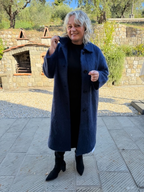 Płaszcz BRUNA KOTHE Granat