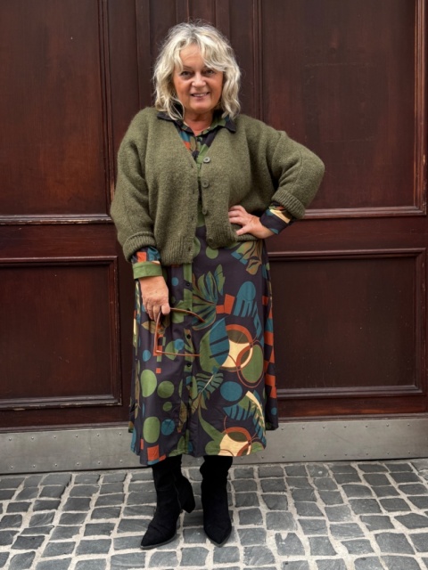 Sweter OPIO zielony