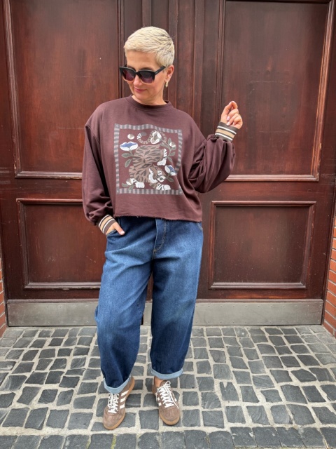 Bluza SURI Mihos czekoladowy