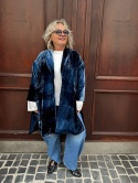 Płaszcz marynarka blezer KELLY Wendy Trendy indygo