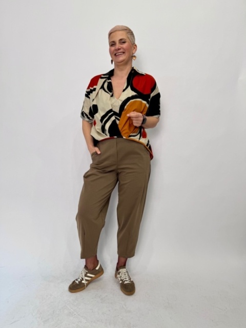 Spodnie MARON Wendy Trendy punto czekolada