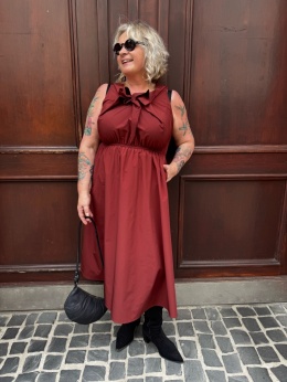 Sukienka Paloma terakota
