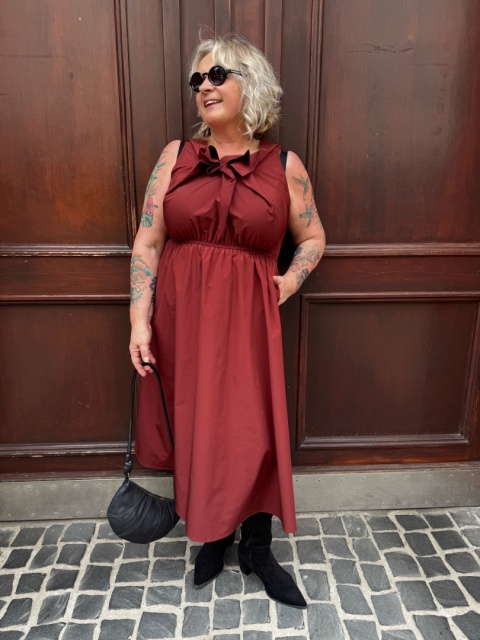Sukienka Paloma terakota