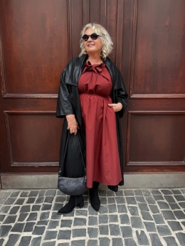 Sukienka Paloma terakota