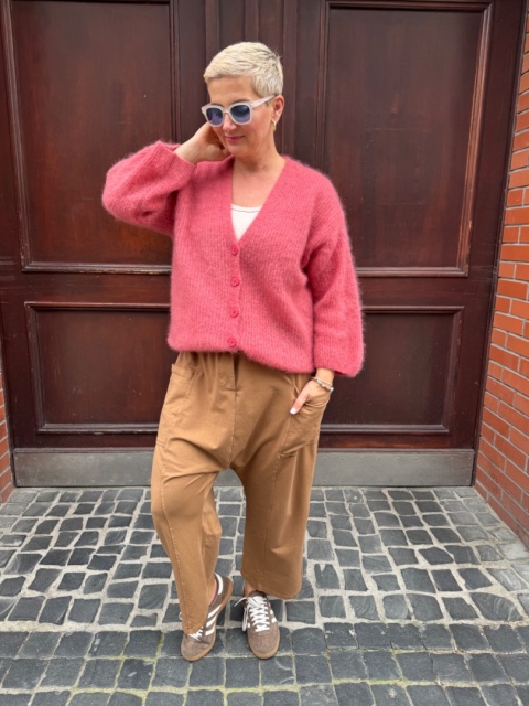 Sweter MARS różówy pieprz