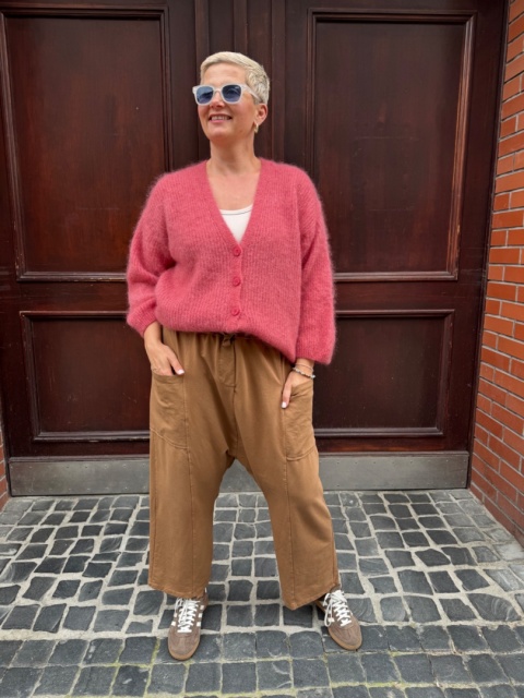 Sweter MARS różówy pieprz