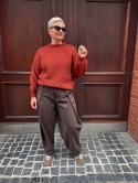 Sweter WOOD terakota