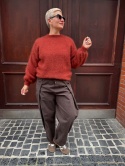 Sweter WOOD terakota